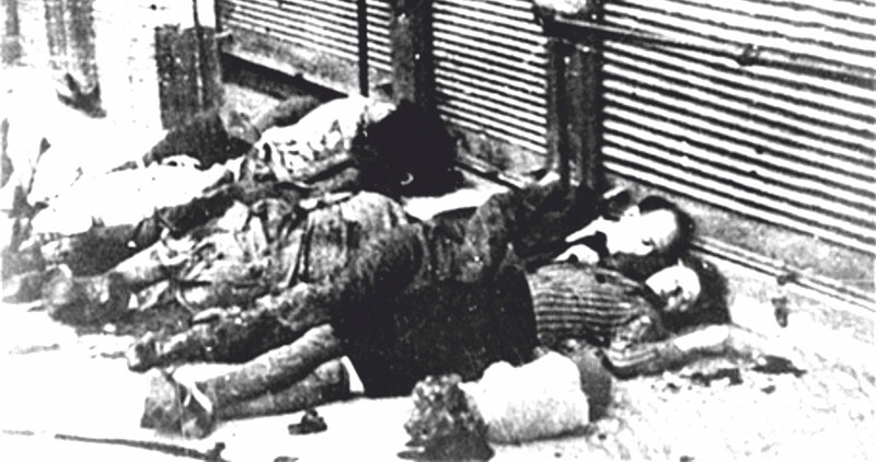 The murder of Jews in Transnistria.