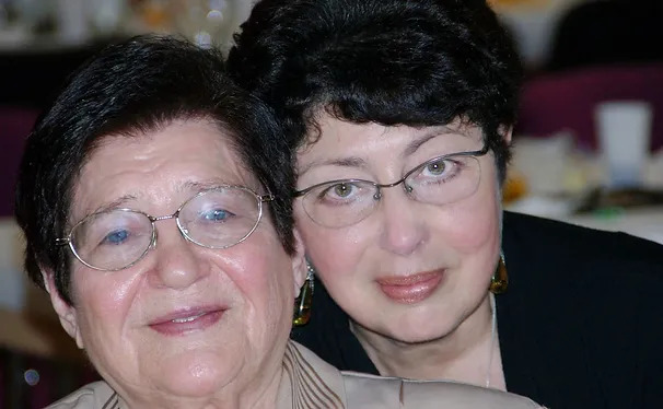 Elena Stalinskaya and Tatiana Kadochnikova 2015. From the family album of Tatiana Kadochnikova